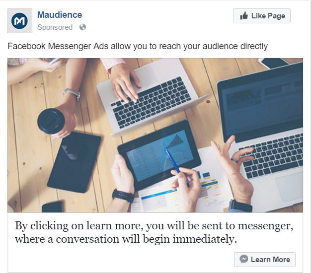 facebook messenger ads