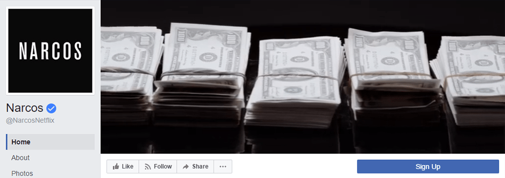 Facebook Cover Video Inspiration Narcos